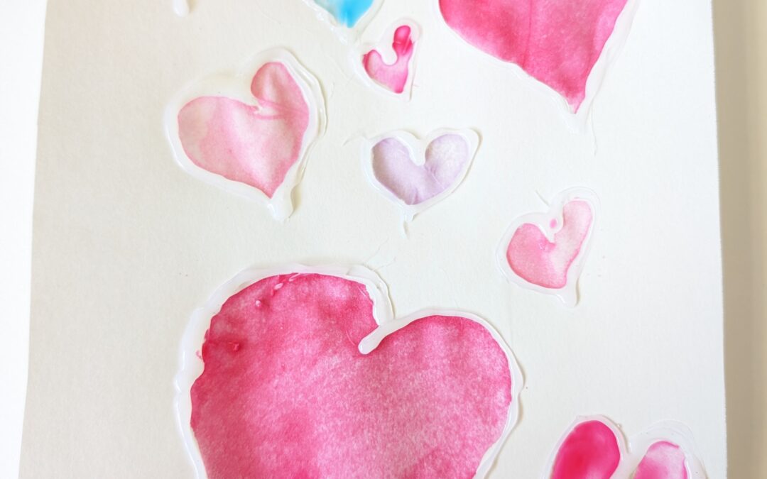 Watercolor Hearts